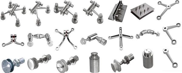 Glass System Stainless Steel Spider
