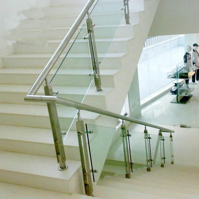 Wholesale Staircase handrails steel with glass