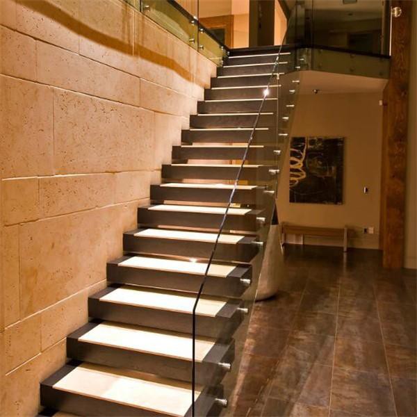 Staircase Handrails Steel With Glass