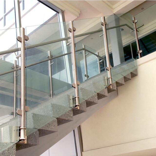 Staircase Railing With Glass